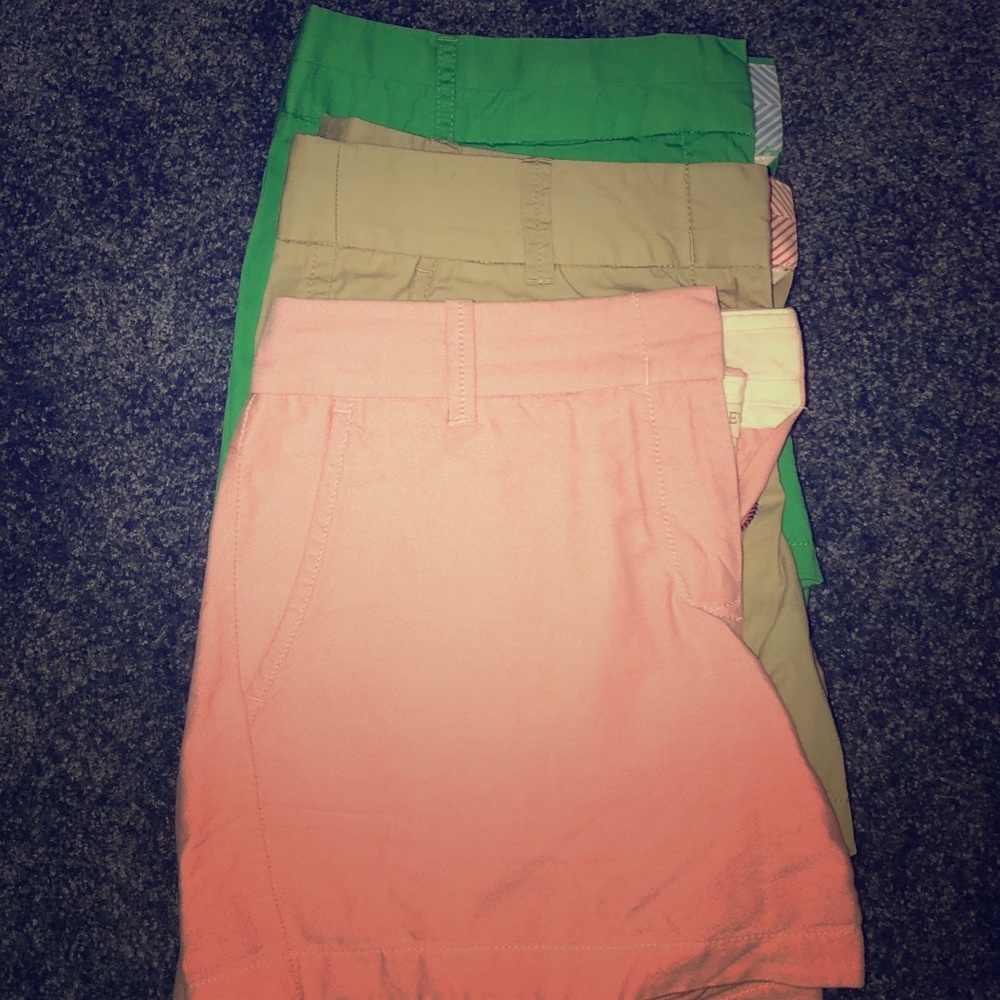 JCREW 3” Chino/ 5” Oxford Shorts